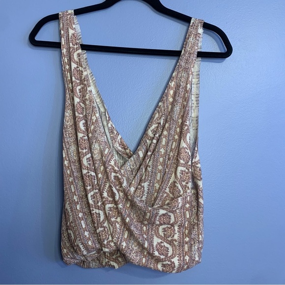 Free People We The Free Your Twisted Tank Top in Tea Combo - Size XS - Picture 2 of 6